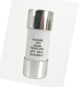 Solar Fuse Link 22×58 mm 1000V DC - Fuse - Yueqing Junfan Electric Co., Ltd